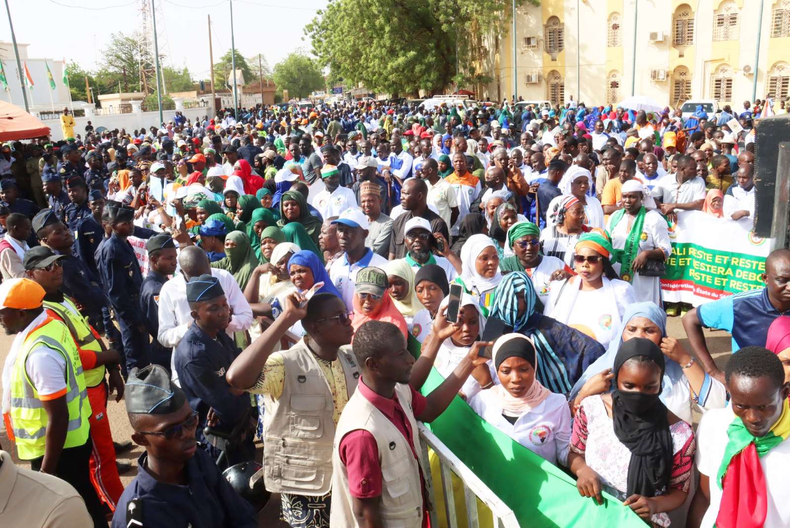 niger une grande marche de soutien au cnsp et a la souverainete nationale