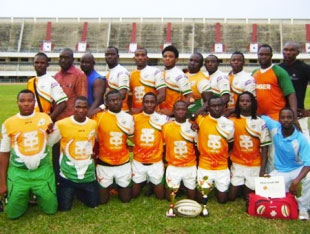 Finale de la coupe d'Afrique de 2ème division de Rugby, le Niger bat le Mali par 17 points contre 14