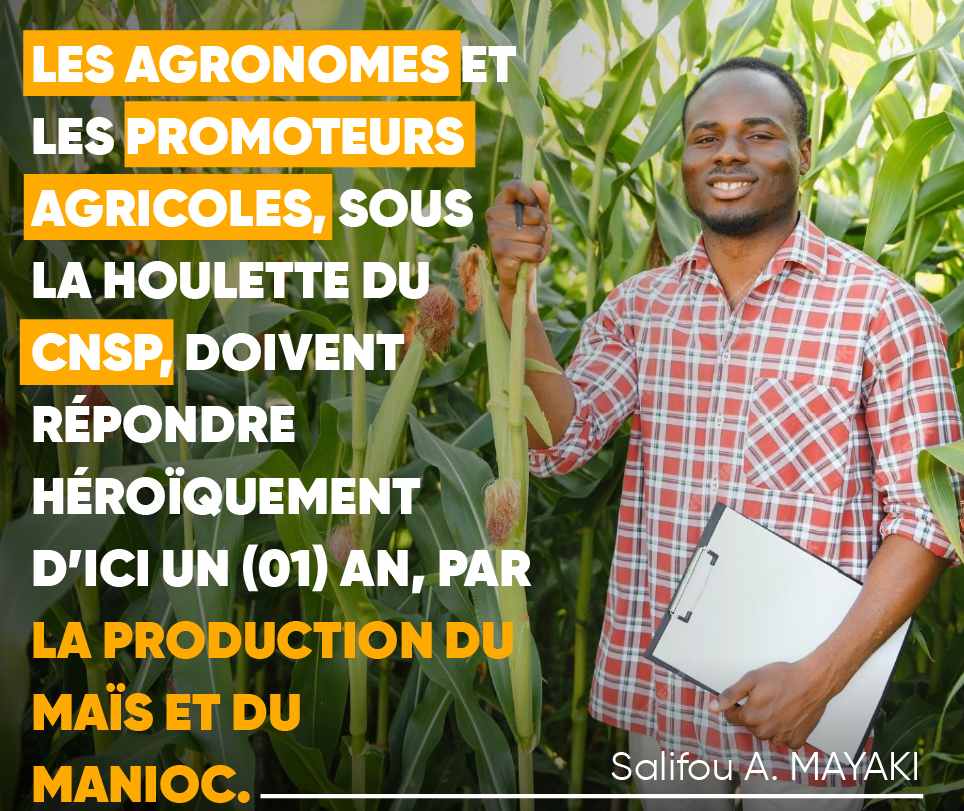 salifou amadou mayaki appelle a laction pour une revolution agricole au niger