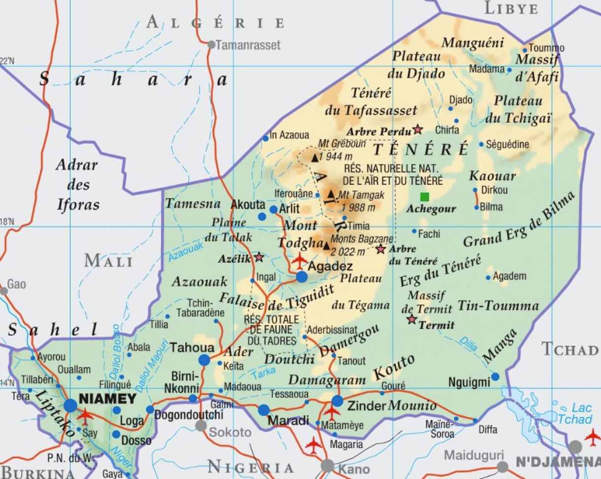 Niger Carte 