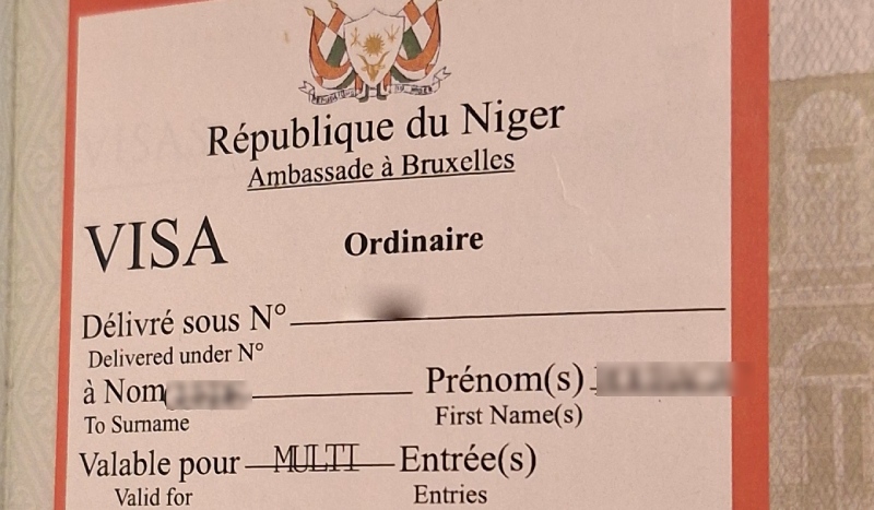 Visa Ordinaire Ambassade Du Niger Bruxelles