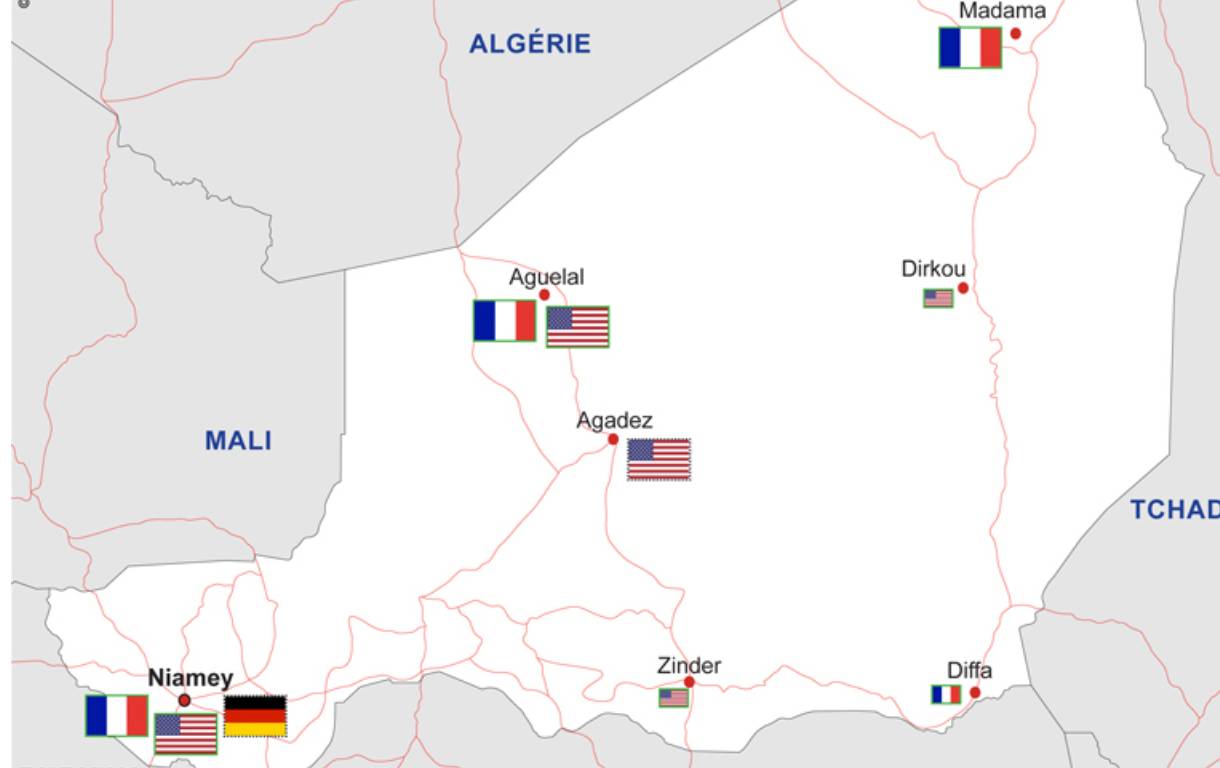 Bases Militaires Occidentaux Niger