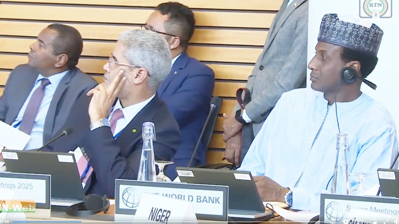 le premier ministre ali mahaman lamine zeine a washington 