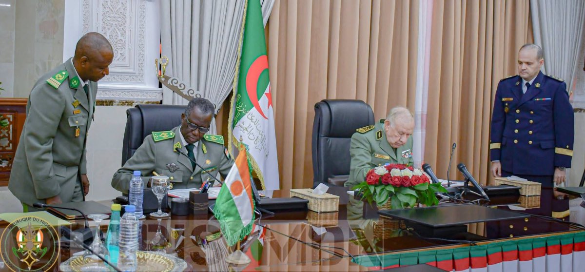 niger algerie signature dun protocole daccord de cooperation militaire a alger