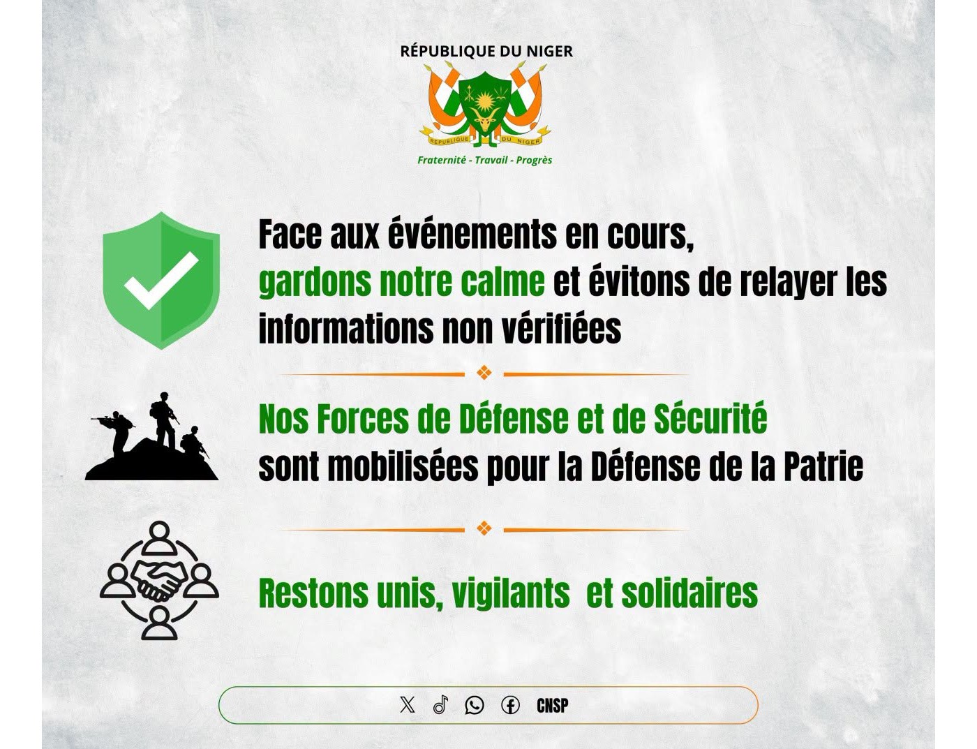 niger retour au calme a niamey apres des tirs entendus dans la nuit