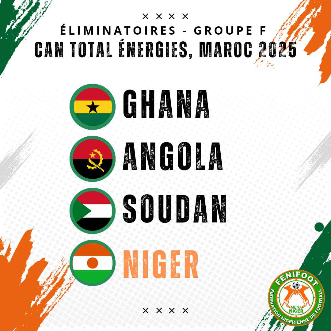 coupe dafrique des nations maroc 2025 le mena national du niger pret pour les eliminatoires de la can 2025 2