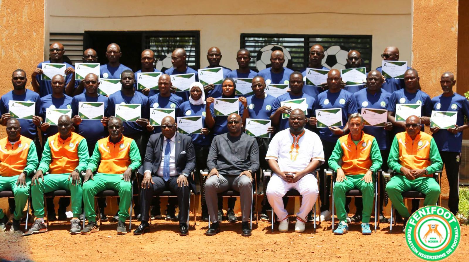niger 25 nouveaux entraineurs titulaires de la licence a caf