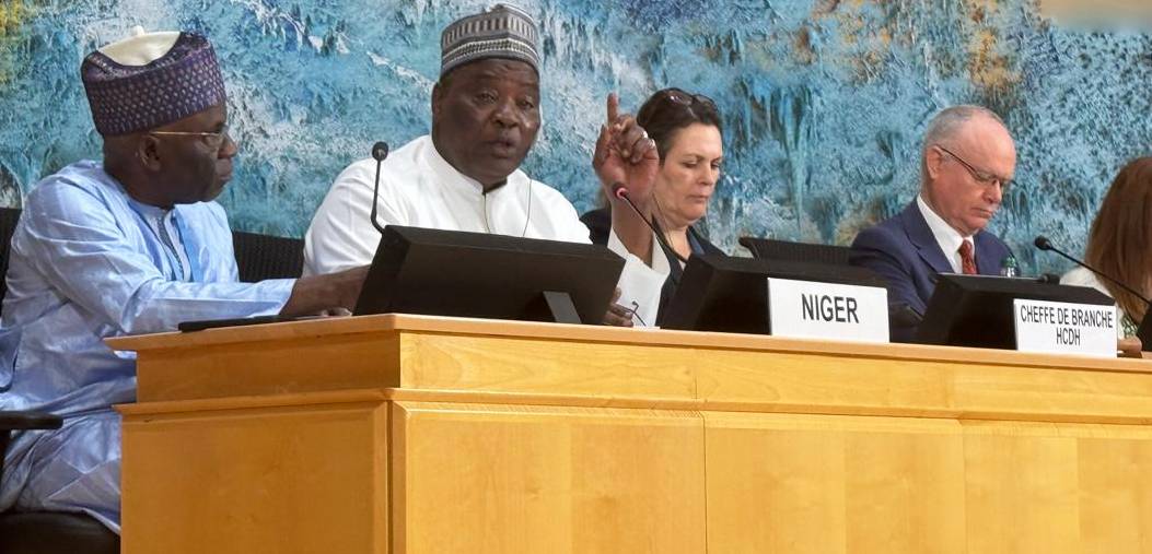 niger a geneve le ministre de la justice alio daouda defend le bilan du pays sur les droits humains devant lonu